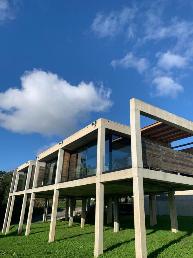 Glass Cube Outes Exterior foto